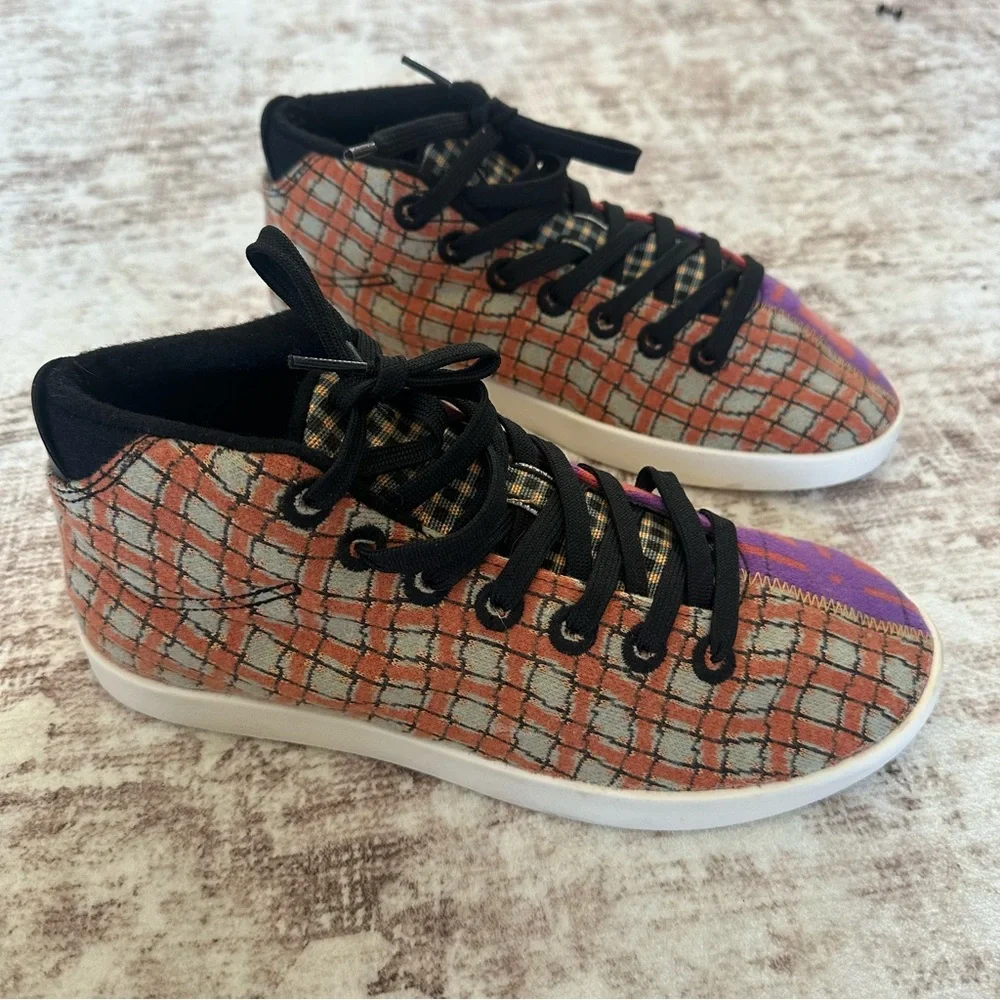 AllBirds WPM Womens Sz US 10 Wool Piper Mids Split Tartan Plaid‎ Limited Edition